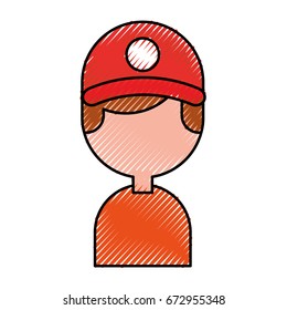delivery worker avatar character