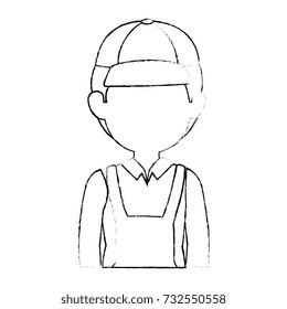 delivery worker avatar character