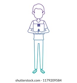 delivery worker lifting box character