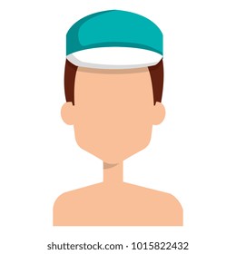 delivery worker shirtless avatar character