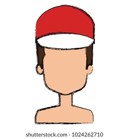 delivery worker shirtless avatar character