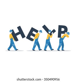 Delivery workers or other helpers