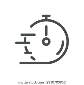 Delivery and world travel related icon outline and linear vector.