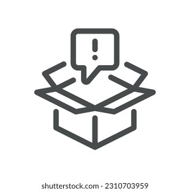 Delivery and world travel related icon outline and linear vector.