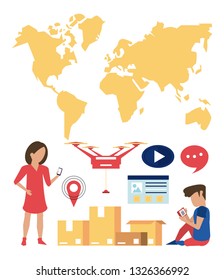Delivery worldwide online