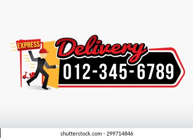Delivery to your door. Express delivery & courier service