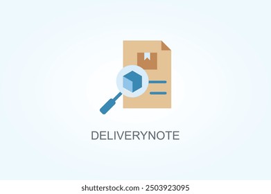 Deliverynote Vector Or Logo Sign Symbol Illustration