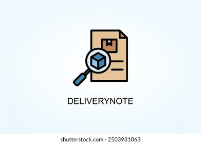 Deliverynote Vector Or Logo Sign Symbol Illustration
