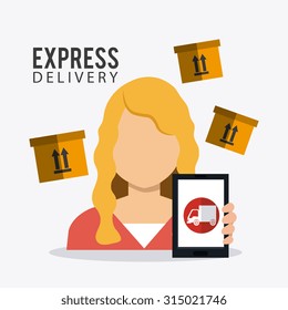 Delivery,transport and logistics business, vector illustration