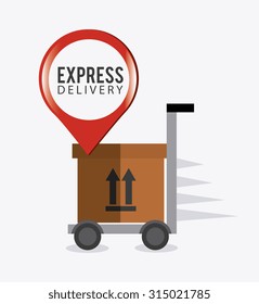 Delivery,transport and logistics business, vector illustration