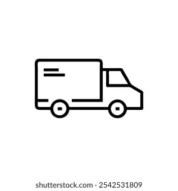 delivery-van icon vector illustration style