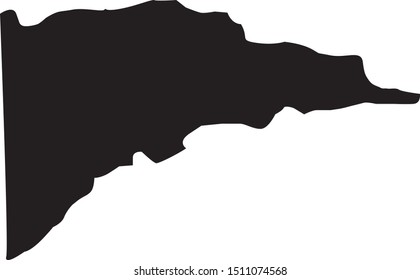 delta county map in state of texas