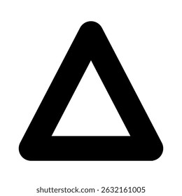 Delta greek icon. Vector image