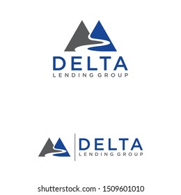 DELTA Lending Group Concept Logo Design 