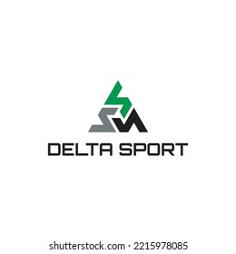 Delta Letter Logo Design Template