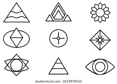 Delta Line Art Illustration Detailed Drawing for Artistic Expressions  