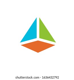 delta logo design modern template