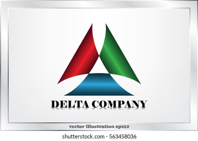 delta logo icon.