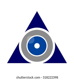 delta logo vector. pyramid. triangle.