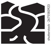 Delta Modern Vector Icon – Minimal Illustration Symbol Template for Web Mobile App UI Design