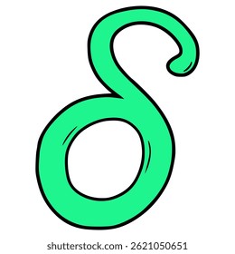 delta symbol illustration hand drawn isolated vector