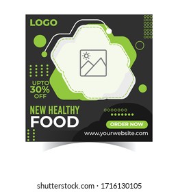 Deluxe Classic Super Delicious Food Social Media Banner