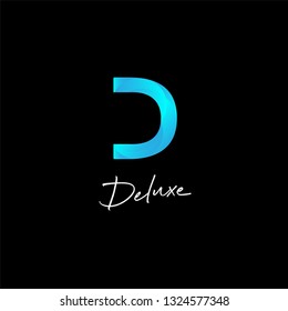 Deluxe logo company, creative design, cover music, poster, banner, event, brand, company, campaign.