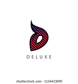 Deluxe Logo Vector Template Design Illustration