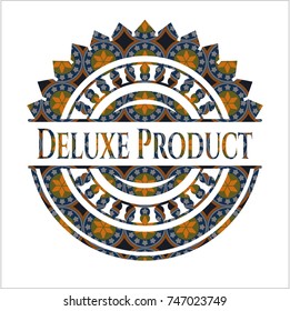 Deluxe Product arabesque emblem. arabic decoration.