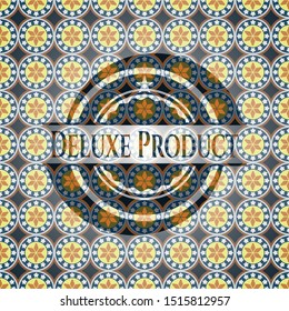 Deluxe Product arabesque style emblem. arabic decoration.