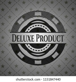 Deluxe Product realistic black emblem