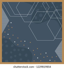 deluxe scarf pattern design