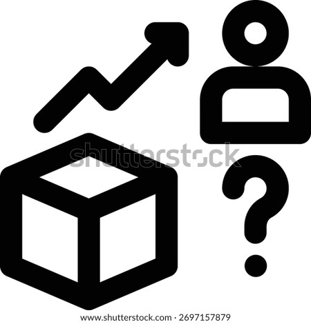 Demand Forecast, Demand Prediction, Demand Outline Icon
