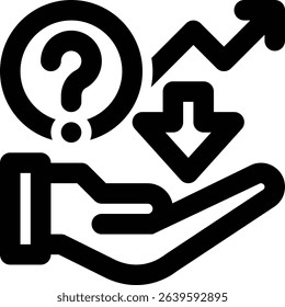 Demand Forecasting, Demand Forecast, Demand Prediction Outline Icon