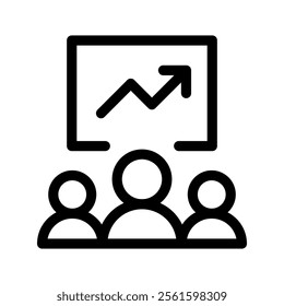 Demand Icon Vector Symbol Design Illustration