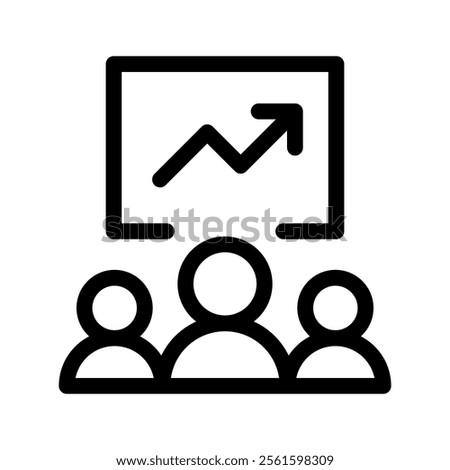 Demand Icon Vector Symbol Design Illustration
