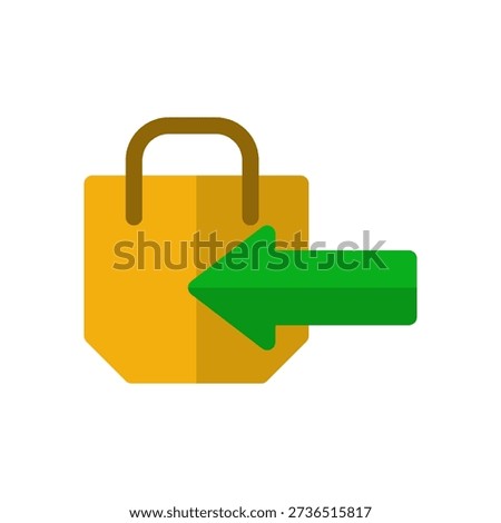 demand market flat icon illustration