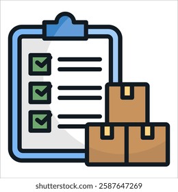 Demand Planning Icon Element For Design