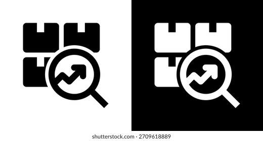 Ilustración vectorial de iconos de aumento de demanda. Diseño De Estilo Plano Creado Para Una Flexibilidad Creativa En Versiones Claras Y Oscuras.