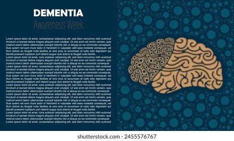 Dementia Awareness Week, vector design