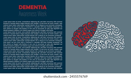 Dementia Awareness Week, vector design