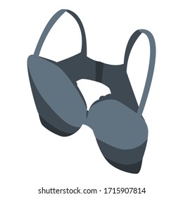 Demi bra icon. Isometric of demi bra vector icon for web design isolated on white background