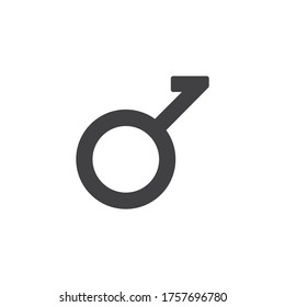 Icono del vector de género Demiboy. signo plano relleno para concepto móvil y diseño web. Icono de glifo de sexo de Demiboy. Símbolo, ilustración del logotipo. Gráficos vectoriales
