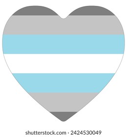 Bandera del orgullo Demiboy. Bandera del Orgullo LGBT en forma