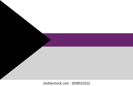 Demisexual Pride Flag Hintergrund, Grafik-Design-Symbol-Symbol-Symbol-Symbol-Mock-up-bearbeitbare Vorlage für Web-und Print EPS10 VektorClip-Art