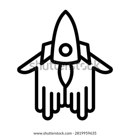 Demo Icon - Black Outline Icons Style For Startup and Business Accelerator