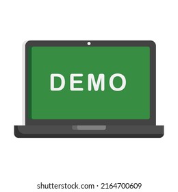 Demo icon design template vector illustration