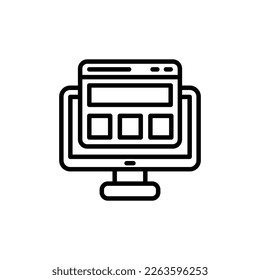 Demo icon in vector. Logotype