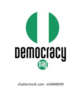 Democracy Day Logo Vector Template