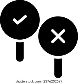 democracy glyph icon illustration vector